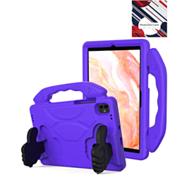 Hand - Held Stand Kids Case - PURPLE for iPad Air 13 2024 / Pro 13 2024 / Pro 12.9 (3rd / 4th / 5th / 6th) (Only Ground Shipping)