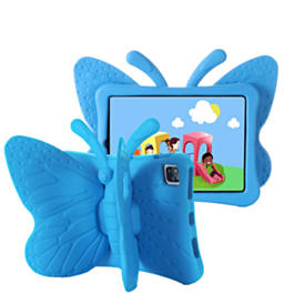 Butterfly Shockproof Kids Case - LIGHT BLUE for iPad Air 4 / Air 5 / Pro 11 (1st / 2nd / 3rd / 4th) (Only Ground Shipping)
