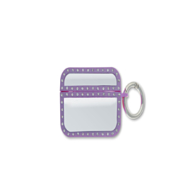 AirPods 1/2 Diamond and Mirror TPU Soft Case - PURPLE (Only Ground Shipping)