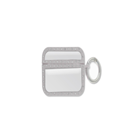AirPods 1/2 Diamond and Mirror TPU Soft Case - SILVER (Only Ground Shipping)