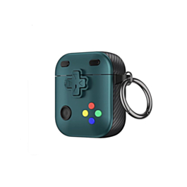 AirPods 1/2 Game Console Design TPU Case - GREEN (Only Ground Shipping)