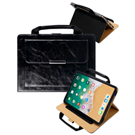 Smart Work Bag Style Case - BLACK for iPad 5 (2017) / iPad 6 (2018) / Air 1 / Air 2 / Pro 9.7 (Only Ground Shipping)