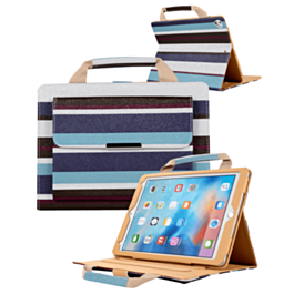 Smart Work Bag Style Case - MIX COLOR BLUE for iPad Air 4 / Air 5 / Pro 11 (1st / 2nd / 3rd / 4th) (Only Ground Shipping)