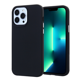 iPhone 13 Mini Shock Absorption Protective Dual Layer Case - BLACK (Only Ground Shipping)