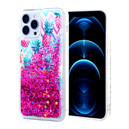 Liquid Quicksand Glitter Cover Case - Style 4 for iPhone 12 Pro Max (Only Ground Shipping)