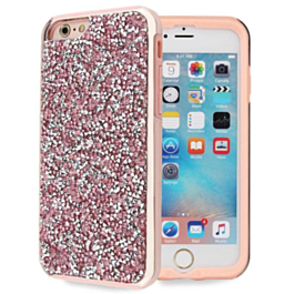 Bling Diamond Crystal Dual Layer Protection Case - ROSE GOLD for iPhone 8P / 7P (Only Ground Shipping)