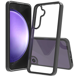 Galaxy S24FE Hybrid Case with Air Cushion Technology - BLACK (Only Ground Shipping)