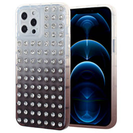 Thick TPU Case with Crystals - SMOKE for iPhone 8P / 7P (Only Ground Shipping)