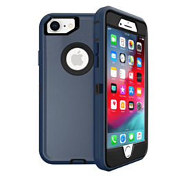 Heavy Duty Case for iPhone 7 / 8 (DARK BLUE & BLACK) (Only Ground Shipping)