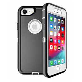 Heavy Duty Case for iPhone 7 / 8 (BLACK & WHITE) (Only Ground Shipping)