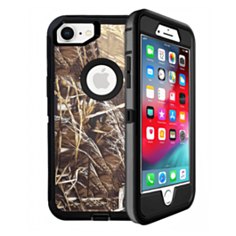 Heavy Duty Case for iPhone 7 / 8 (CAMO BLACK) (Only Ground Shipping)