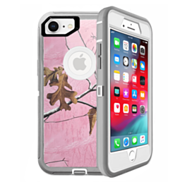 Heavy Duty Case for iPhone 7 / 8 (CAMO PINK) (Only Ground Shipping)