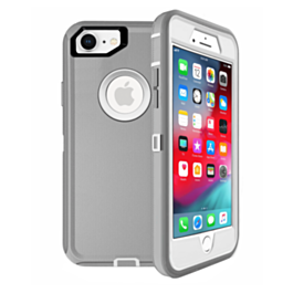 Heavy Duty Case for iPhone 7 / 8 (GRAY & WHITE) (Only Ground Shipping)