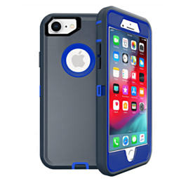 Heavy Duty Case for iPhone 7 / 8 (DARK BLUE) (Only Ground Shipping)