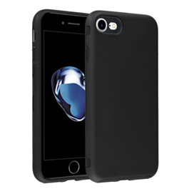 Full Cover New Design Silicone Case - BLACK for iPhone 7 / 8 (Only Ground Shipping)