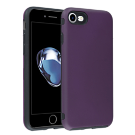 Full Cover New Design Silicone Case - PURPLE for iPhone 7 / 8 (Only Ground Shipping)
