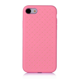 Wicker Design Silicone Cases - PINK for iPhone 8P / 7P (Only Ground Shipping)