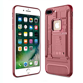 Logic Board Design Silicone Case - MAROON for iPhone 8P / 7P (Only Ground Shipping)
