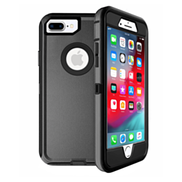 Heavy Duty Case for iPhone 8P / 7P (BLACK) (Only Ground Shipping)