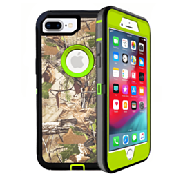Heavy Duty Case for iPhone 8P / 7P (CAMO GREEN) (Only Ground Shipping)