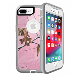 Heavy Duty Case for iPhone 8P / 7P (CAMO PINK) (Only Ground Shipping)