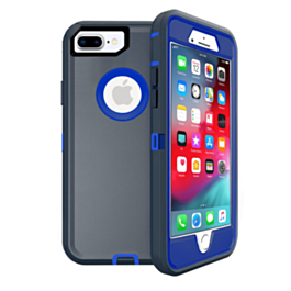 Heavy Duty Case for iPhone 8P / 7P (DARK BLUE) (Only Ground Shipping)