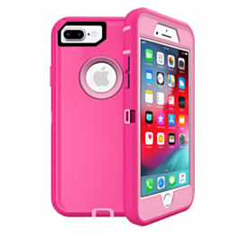 Heavy Duty Case for iPhone 8P / 7P (HOT PINK) (Only Ground Shipping)