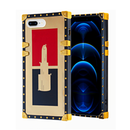 Shiny Lipstick Square Case - Style 2 for iPhone 8P / 7P (Only Ground Shipping)