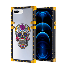Square Case with Mirror Design - Style 3 for iPhone 8P / 7P (Only Ground Shipping)