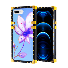 Square Case with BLUE Light Design - 2 for iPhone 8P / 7P (Only Ground Shipping)