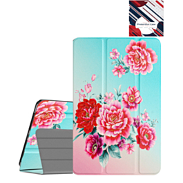 Old Style Notebook Design Case - ROSE for iPad 10 2022 (10.9") / iPad 11 (A16) / Air 11 2024 / Air 4 / Air 5 / Air 6 / Air 7 / Pro 11 (All Models) (Only Ground Shipping)