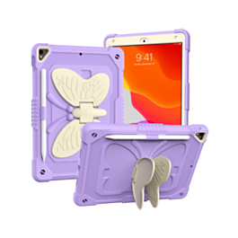 Protective Butterfly Stand Desing Case - GREAM PURPLE for iPad 10.2" (7th / 8th / 9th) / Air 3 / Pro 10.5 (Only Ground Shipping)