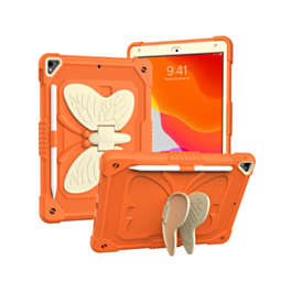 Protective Butterfly Stand Desing Case - GREAM ORANGE for iPad 10.2" (7th / 8th / 9th) / Air 3 / Pro 10.5 (Only Ground Shipping)