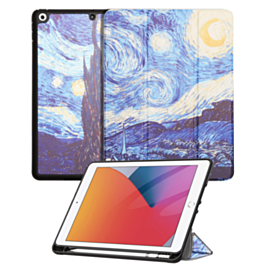 Old Style Notebook Design Case - Starry Night for iPad 10.2" (7th / 8th / 9th) / Air 3 / Pro 10.5 (Only Ground Shipping)
