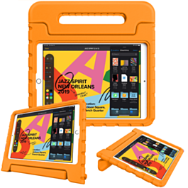 Handle Stand Shockproof Kids Case - ORANGE for iPad 10.2" (7th / 8th / 9th) / Air 3 / Pro 10.5 (Only Ground Shipping)