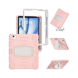 Full Body Protection Stand Case - PINK for iPad Air 13 (2024) / Pro 12.9 (3rd / 4th / 5th / 6th) (Only Ground Shipping)