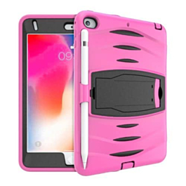 Shockproof Case with Pen Slot - LIGHT PINK for iPad Mini 4 / Mini 5 (Only Ground Shipping)