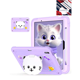 Shockproof Kickstand Case with Pen Slot - PURPLE for iPad 10 2022 (10.9") / iPad 11 (A16) (Only Ground Shipping)