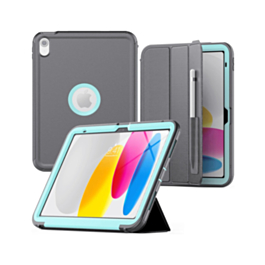 Full Body Protective Case - GRAYBLUE for iPad 10 2022 (10.9") / iPad 11 (A16) (Only Ground Shipping)