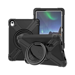 Shockproof Circle Stand Case - BLACK for iPad 10 2022 (10.9") / iPad 11 (A16) (Only Ground Shipping)