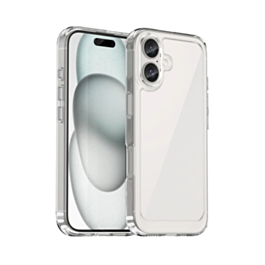 iPhone 16 Plus Hybrid Case with Air Cushion Technology (CLEAR) (Only Ground Shipping)