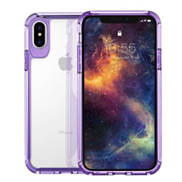 Luxury TPU Hybrid Protection Case - PURPLE for iPhone XR (Only Ground Shipping)