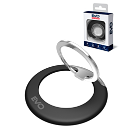 EVO PO1 Magnetic Phone Ring Compatible with Wireless Charging - BLACK (Only Ground Shipping)