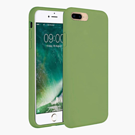 Soft Solid Silicone Case (Full Buttom Cover) - MINT for iPhone 8P / 7P (Only Ground Shipping)