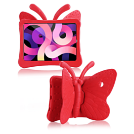 Butterfly Shockproof Kids Case - RED for iPad Mini 6 / 7 (A17 Pro) (Only Ground Shipping)