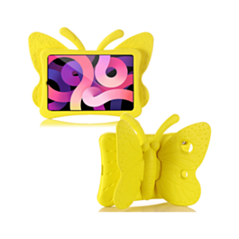 Butterfly Shockproof Kids Case - YELLOW for iPad Mini 6 / 7 (A17 Pro) (Only Ground Shipping)