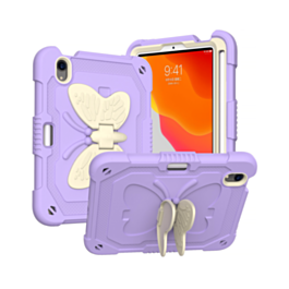Protective Butterfly Stand Desing Case - GREAM PURPLE for iPad Mini 6 / 7 (A17 Pro) (Only Ground Shipping)