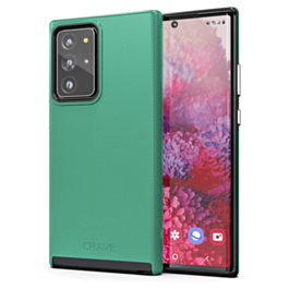 Galaxy Note 20 Shock Absorption Protective Dual Layer Case - TEAL (Only Ground Shipping)