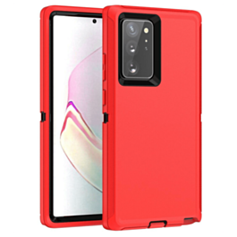 Heavy Duty Case for Galaxy Note 20 (RED & BLACK) (Only Ground Shipping)