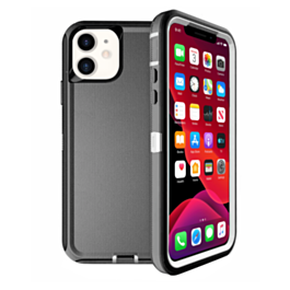 Heavy Duty Case for iPhone 13 Mini (BLACK & WHITE) (Only Ground Shipping)